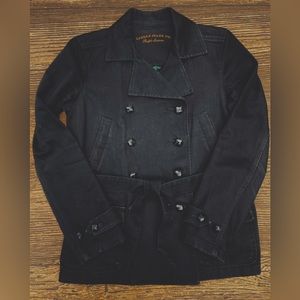 Lauren Jean Co. Ralph Lauren ladies small Jean Coat